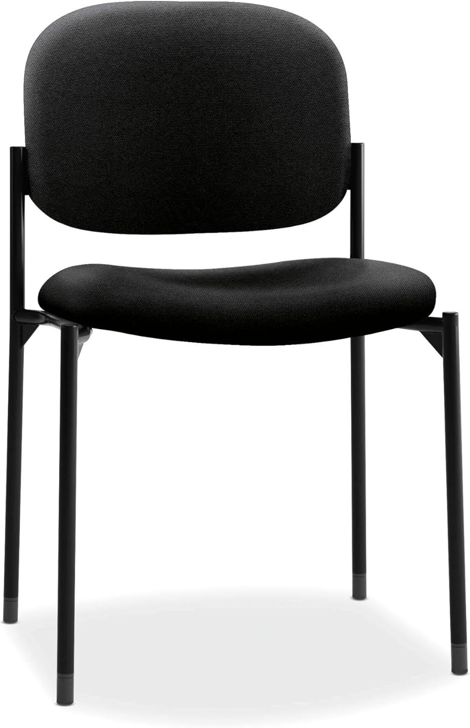 HON Scatter Guest Chair, Armless Office Chairs, Fabric, Black | Stackable desk chair no wheels for waiting rooms chairs, conference room chair, banquette seating, and office furniture HON Scatter Guest Chair, Armless Office Chairs, Fabric, Black | Stackable desk chair no wheels for waiting rooms chairs, conference room chair, banquette seating, and office furniture - Image 1